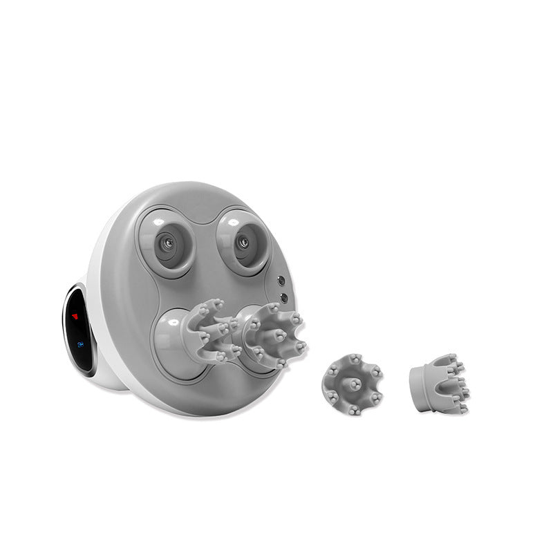 Electric Scalp Massager with Deep Kneading – Rechargeable Head & Body Massage Device