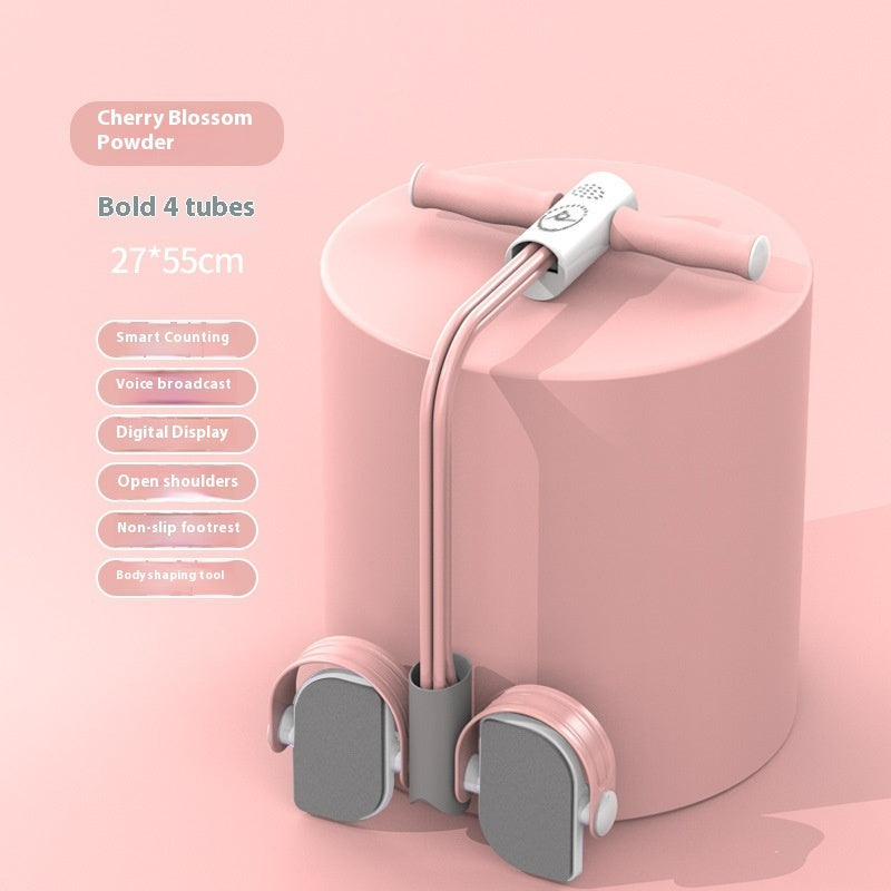 Portable Foot Pedal Resistance Trainer for Leg & Core Workout – Home Fitness Exercise Device