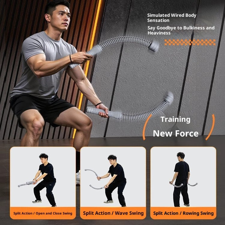 Cordless Resistance Training Rope for Arm & Upper Body Strength – Portable Fitness Exercise Tool
