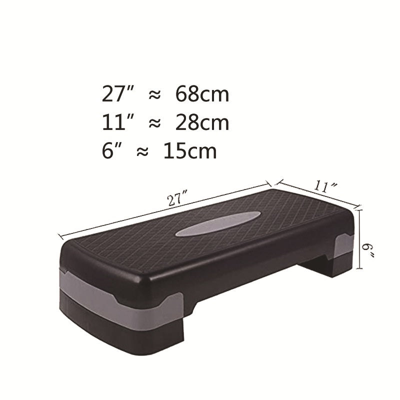 Adjustable Aerobic Step Platform – Home Cardio Fitness Stepper for Workout & Training