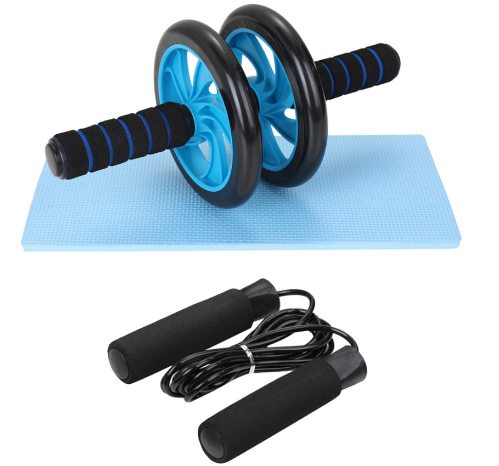 Home Fitness Training Kit with Push-Up Bars, Ab Wheel & Resistance Accessories – Upper Body Strength Workout Set