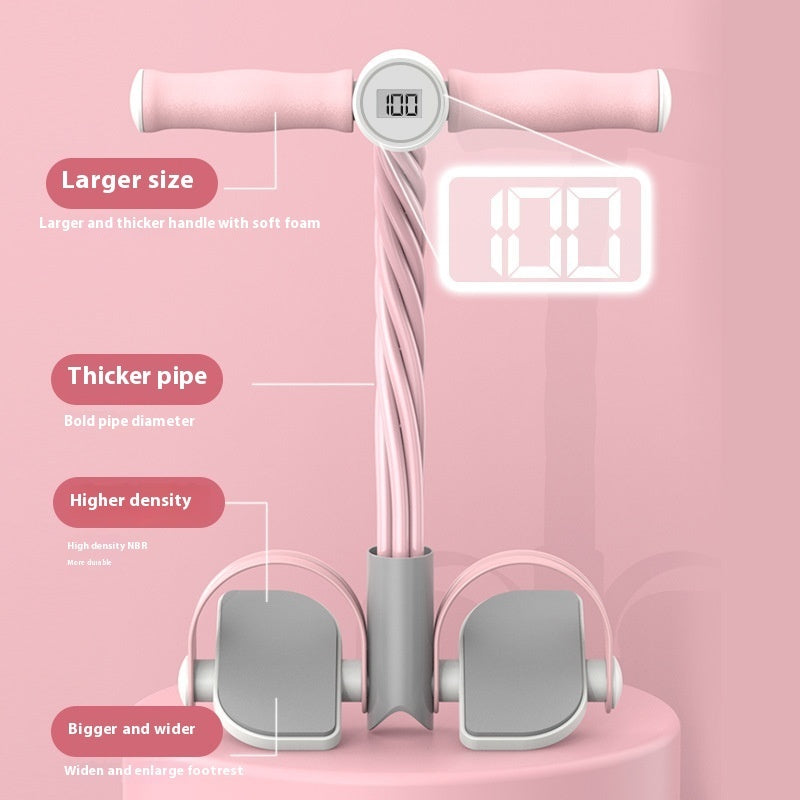 Portable Foot Pedal Resistance Trainer for Leg & Core Workout – Home Fitness Exercise Device