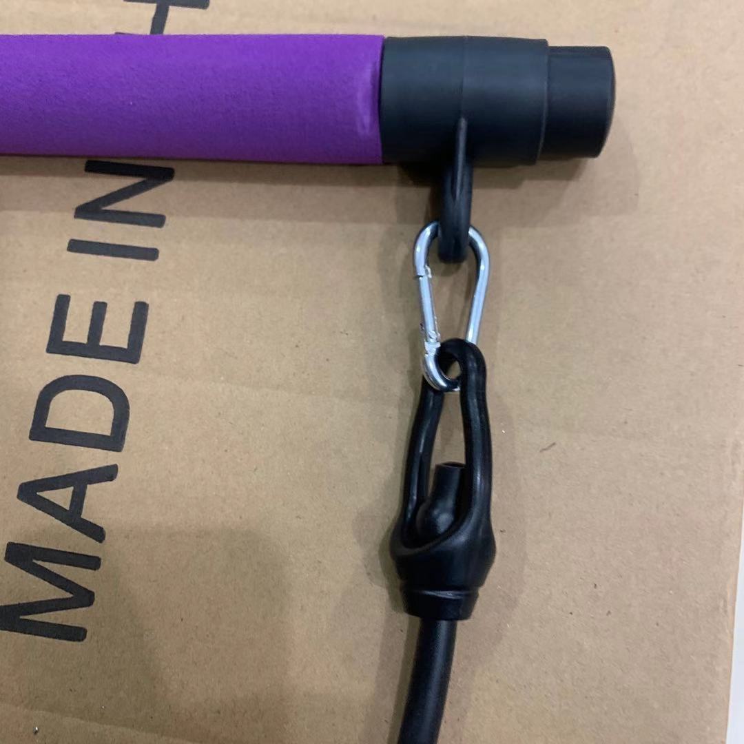 Adjustable Pilates Resistance Stick for Full Body Stretching & Toning – Home Yoga & Fitness Training Bar