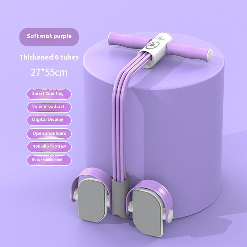 Portable Foot Pedal Resistance Trainer for Leg & Core Workout – Home Fitness Exercise Device