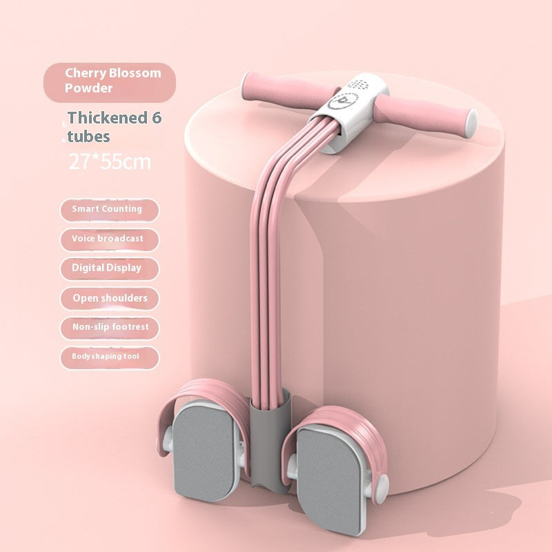 Portable Foot Pedal Resistance Trainer for Leg & Core Workout – Home Fitness Exercise Device