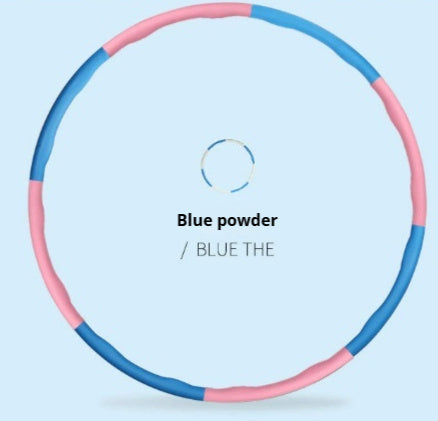 Weighted Fitness Hoop for Waist Training & Body Shaping – Portable Home Exercise Hoop