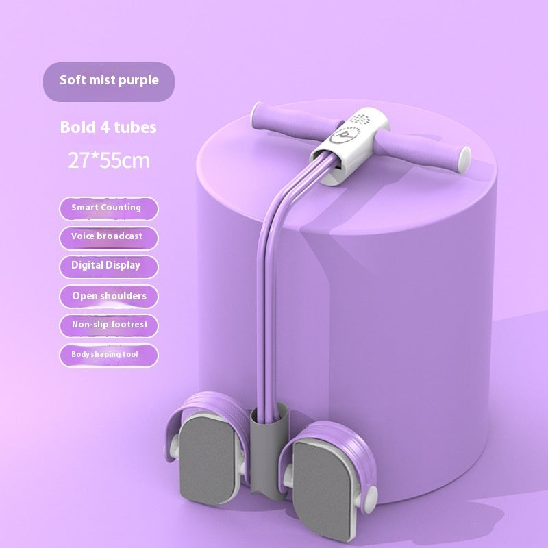 Portable Foot Pedal Resistance Trainer for Leg & Core Workout – Home Fitness Exercise Device