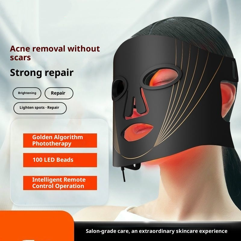 LED Light Therapy Face Mask – Red, Blue & Yellow Phototherapy for Acne & Skin Repair